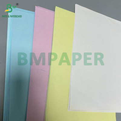 สีขาว CB สีเหลือง CF 75grs 78grs กระดาษ NCR ไร้คาร์บอน 8.5" X 14" สีดํา Image