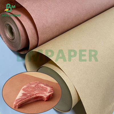 60gm 65gm Peach Butcher Paper กระดาษบรรจุอาหารสําหรับ BBQ การสูบบุหรี่เนื้อ
