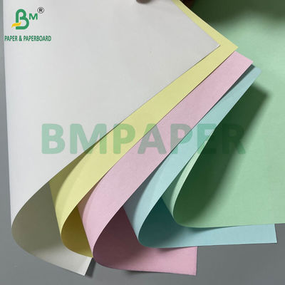 75gr การพิมพ์ดิจิตอล กระดาษไร้คาร์บอน CB ขาว CFB เหลือง CF สีชมพู 9 X 11