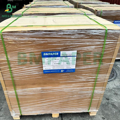 70gm 120gm กระดาษครัฟท์สีน้ําตาลยืดหยุ่นสูง สําหรับบรรจุภัณฑ์หนัก