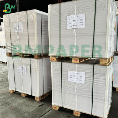 140 กรัม 150 กรัม กระดาษศิลปะ C2S สีขาวเคลือบสองด้านเรียบ สําหรับการออกแบบปก