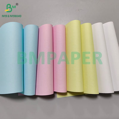 กระดาษสําเนาไร้คาร์บอน กระดาษ CFB ขนาด 43 × 61 ซม A2 สีเขียวชมพู