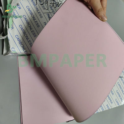 กระดาษสําเนาไร้คาร์บอน กระดาษ CFB ขนาด 43 × 61 ซม A2 สีเขียวชมพู