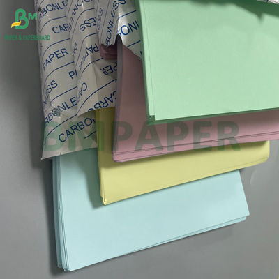 กระดาษ NCR ขนาด 20 ปอนด์ ขนาด 8.5&quot; x 11&quot; สําหรับเครื่องพิมพ์ดิจิตอล