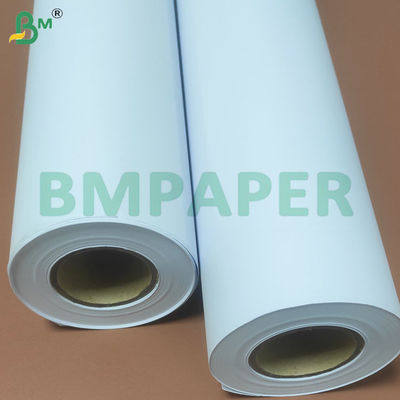 ความแข็งแรงสูง 2/3 นิ้ว ขนาดแกน สีขาว CAD Plotter พิมพ์กระดาษม้วน