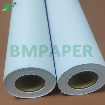 ความแข็งแรงสูง 2/3 นิ้ว ขนาดแกน สีขาว CAD Plotter พิมพ์กระดาษม้วน