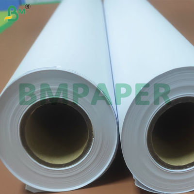 ความแข็งแรงสูง 2/3 นิ้ว ขนาดแกน สีขาว CAD Plotter พิมพ์กระดาษม้วน