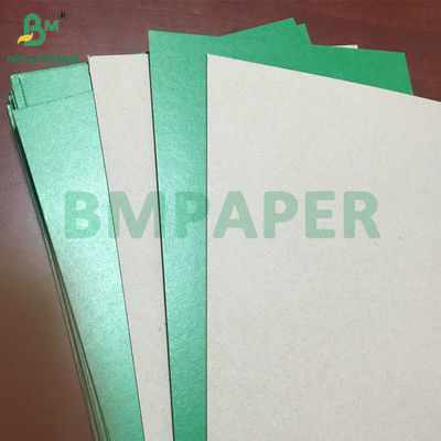 ความแข็งแรง 2 มิลลิเมตร 2.5 มิลลิเมตร กระดาษคาร์บอนหลังสีเทาเคลือบสีเขียวสําหรับการทํากล่อง