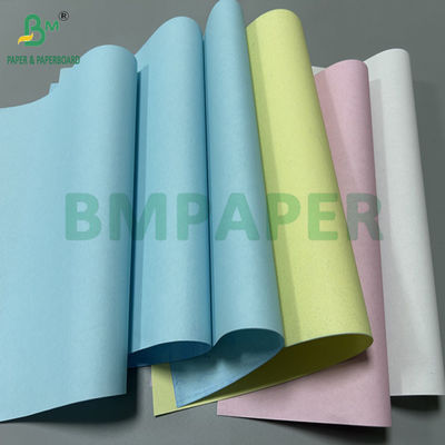 75gr 21.6 x 27.9cm NCR กระดาษไร้คาร์บอนกับ CFB สีชมพู สีฟ้า สีเหลือง