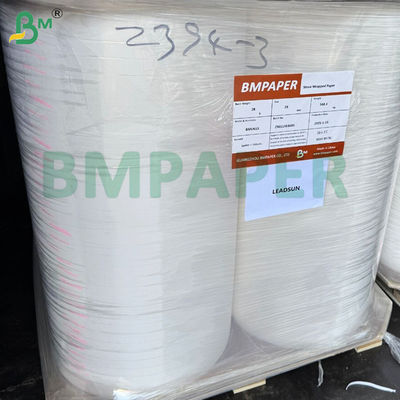 โลโก้ตามสั่ง พิมพ์กระดาษผนึกสลามสีขาว 28gsm ที่สามารถบีโอเดเกรดได้ สําหรับการบรรจุสลามสําหรับเครื่องดื่ม