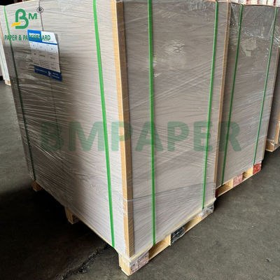 450 กรัม 400 กรัม C1S กระดาษเคลือบดินที่มีหลังสีเทา 22 "x 24" ใบ