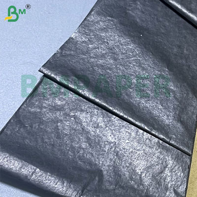กระดาษกระเป๋าป้องกันมะม่วงสีดํา 30gsm ด้านเดียว ลายภายในกระจ่างกระจ่างสําหรับม้วนปกผลไม้กันแดด