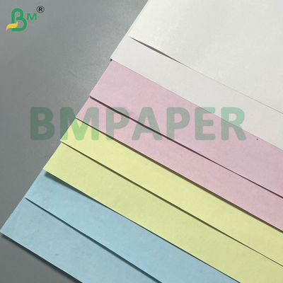 48 กรัม 80 กรัม สีขาว / สีชมพู / สีสัน NCR กระดาษสําเนาไร้คาร์บอน ขนาดจดหมาย 8.5 &quot;x11&quot; &amp; 8.5 &quot;x14&quot; สําหรับใบส่งและรูปแบบ ภาพดํา