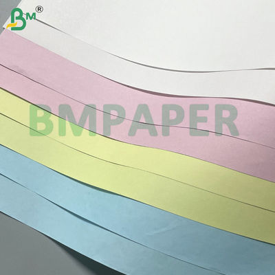 48 กรัม 80 กรัม สีขาว / สีชมพู / สีสัน NCR กระดาษสําเนาไร้คาร์บอน ขนาดจดหมาย 8.5 &quot;x11&quot; &amp; 8.5 &quot;x14&quot; สําหรับใบส่งและรูปแบบ ภาพดํา