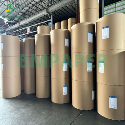 90 กรัม 120 กรัม กระดาษไครฟอฟท์สีขาวความยืดหยุ่นสูง สําหรับกระดาษกระเป๋าและกระเป๋าถือ