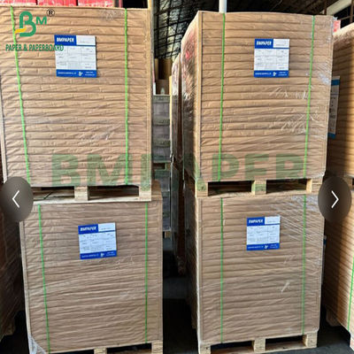 50 กรัม 60 กรัม กระดาษครัฟท์สีน้ําตาล PE ที่เคลือบกันไขมัน สําหรับถุงอาหาร ความกว้าง 70 ซม