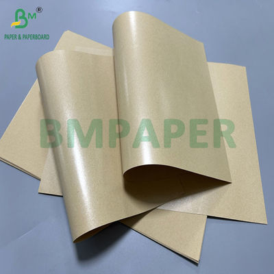 50 กรัม 60 กรัม กระดาษครัฟท์สีน้ําตาล PE ที่เคลือบกันไขมัน สําหรับถุงอาหาร ความกว้าง 70 ซม