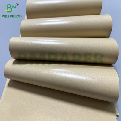50 กรัม 60 กรัม กระดาษครัฟท์สีน้ําตาล PE ที่เคลือบกันไขมัน สําหรับถุงอาหาร ความกว้าง 70 ซม