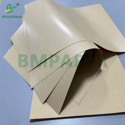 50 กรัม 60 กรัม กระดาษครัฟท์สีน้ําตาล PE ที่เคลือบกันไขมัน สําหรับถุงอาหาร ความกว้าง 70 ซม