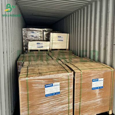 60 กรัม 70 กรัม 70x 100 ซม สีน้ําตาลเคลือบ 1 ด้าน กระดาษกราฟท์ขัดสําหรับกระเป๋าบรรจุอาหาร