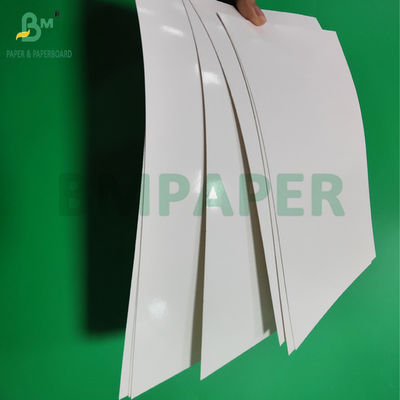 250 กรัม + 15 กรัม กระดาษอาหารแข็ง PE ที่เคลือบสําหรับบรรจุอาหารทะเล 89 x 119 ซม