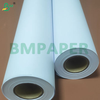 2 นิ้ว Core ขนาด 80gsm สีขาว CAD Plotter กระดาษม้วนสําหรับการพิมพ์