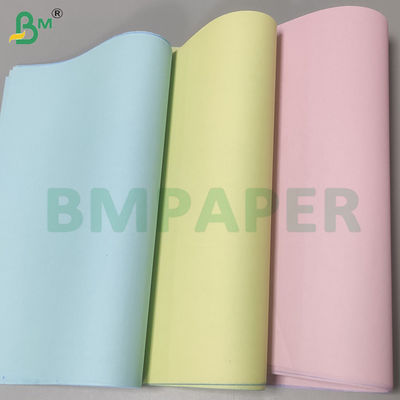 CFB CFB CB 80gsm กระดาษม้วนที่ไม่ใช้อัดคาร์บอนสําหรับหลายรูปแบบ