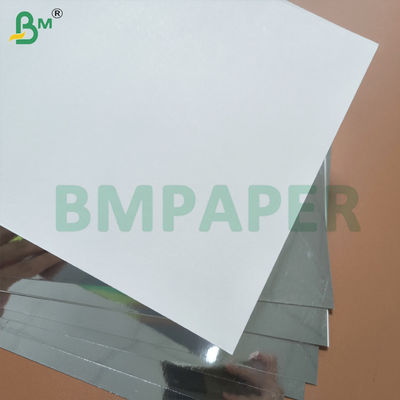 กระดาษโลหะเงินแผ่น 300gsm กระดาษกระจกกระจกกระจกกระจกสําหรับการทํากระดาษ