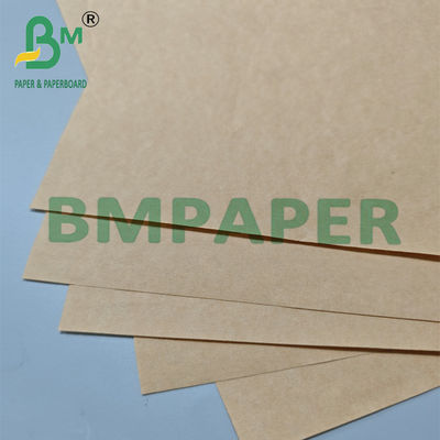 80 กรัม กระเป๋ากระดาษอาหารสีน้ําตาล วัตถุดิบสําหรับบรรจุอาหาร 70 x 100