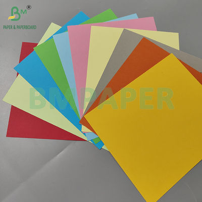 กระดาษกระดาษ 100 กรัม 180 กรัม 230 กรัม กระดาษกระดาษสีสดใสที่มั่นคง สําหรับอัลบั้มสี