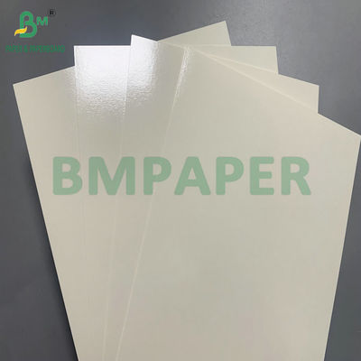 กระดาษกระดาษสีขาว PET ทนความร้อน ปกแต่ง 315gsm สําหรับการทําบรรจุอาหาร