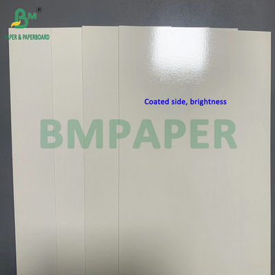 กระดาษกระดาษสีขาว PET ทนความร้อน ปกแต่ง 315gsm สําหรับการทําบรรจุอาหาร