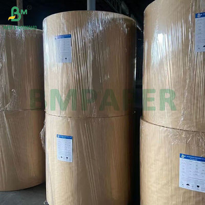 ม้วนกระดาษคราฟท์สีน้ำตาลลายริ้ว 40GSM 50GSM 60GSM ขนาด 750MM 1000MM