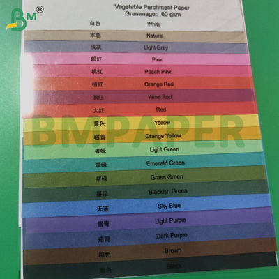 กระดาษ Parchment ผัก 61 แกรม 62 แกรม กระดาษปิดหน้าหลอดด้ายใยเคมี 65 มม.