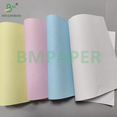 55 กรัม 70 กรัม Cb กระดาษขาว Autocopiativo กระดาษไร้คาร์บอน ภาพสีฟ้า