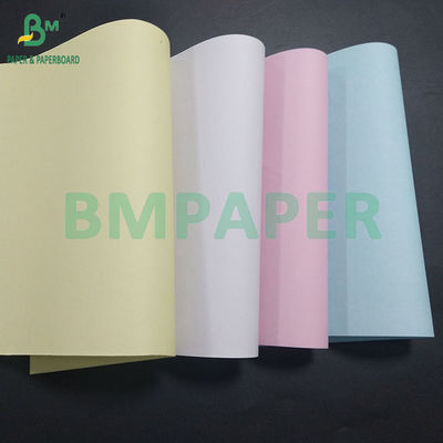 55 กรัม 70 กรัม Cb กระดาษขาว Autocopiativo กระดาษไร้คาร์บอน ภาพสีฟ้า