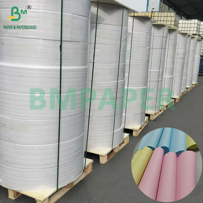 55 กรัม 70 กรัม Cb กระดาษขาว Autocopiativo กระดาษไร้คาร์บอน ภาพสีฟ้า