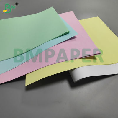 กระดาษคาร์บอน NCR ขนาด 60g 75g สำหรับแบบฟอร์มขนาดตัวอักษร ภาพสีดำ