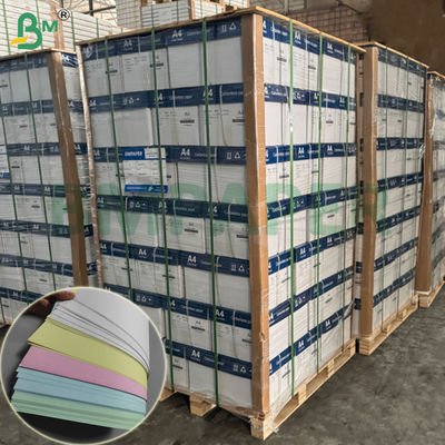 กระดาษคาร์บอน NCR ขนาด 60g 75g สำหรับแบบฟอร์มขนาดตัวอักษร ภาพสีดำ