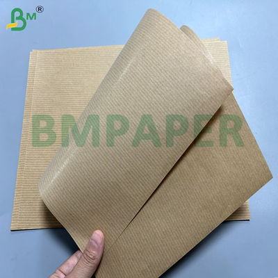 ม้วนกระดาษคราฟท์แบบมีลายยาวรีไซเคิล 60g 70g สำหรับถุงอาหาร ขนาด 70cm 80cm