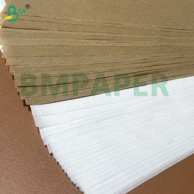 40 กรัม สีขาว สีน้ําตาล Kraft ซิลิโคนเคลือบความปลอดภัยอาหาร ซิลิโคนกระดาษเบเกอร์สําหรับเบเกอร์