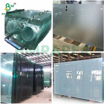 กระดาษเคลือบกระจกกันรอยกระจก Kraft 38g 40g สําหรับ PV Glass Interleaving