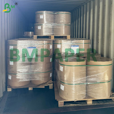 กระดาษป้ายเปียกทนแรงดึงสีขาวและเคลือบโลหะสำหรับเครื่องดื่มบรรจุขวด