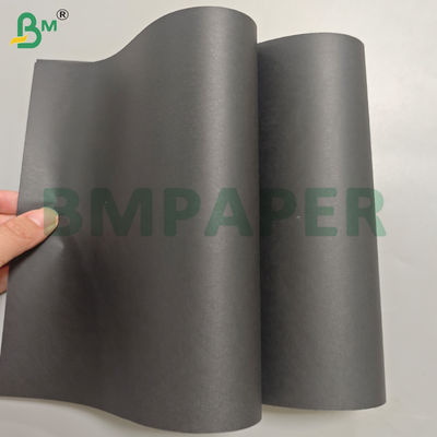 80Gsm แผ่นกระดาษคราฟท์สีดําความแข็งแรงสูง สําหรับกระเป๋าช้อปปิ้ง