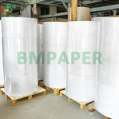 ภาพสีดํา 55gsm 65gsm 75gsm 80gsm กระดาษร้อนเคลือบด้านบน Jumbo Roll