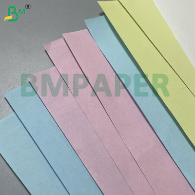 กระดาษสําเนาไร้คาร์บอนสีขาว / สีชมพู / สีฟ้า สําหรับใบส่งใบชําระเงิน