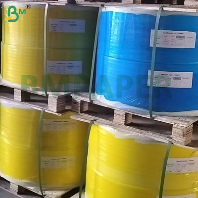 กระดาษสําเนาไร้คาร์บอนสีขาว / สีชมพู / สีฟ้า สําหรับใบส่งใบชําระเงิน