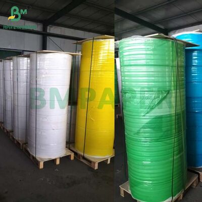 กระดาษ NCR แบบไม่มีคาร์บอน 80 แกรม สีขาว CB และกระดาษ NCR แบบไม่มีคาร์บอน 56 แกรม สีเหลือง CF ขนาด 22”x 34”