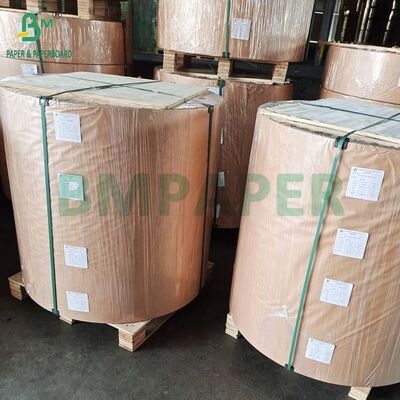 Unbleached MG Ribbed Kraft Paper Rolls 50g 60g 70g 80g for Wrapping Gift