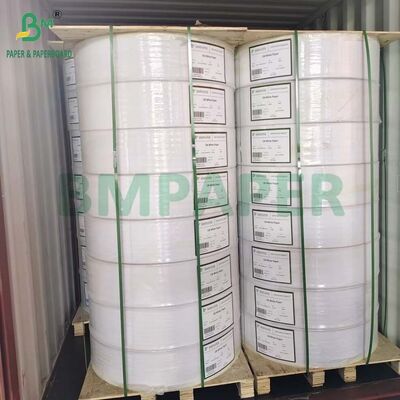 58 กรัม 65 กรัม NCR กระดาษไร้คาร์บอน Jumbo Roll ภาพสีฟ้าสําหรับหนังสือใบเสร็จ